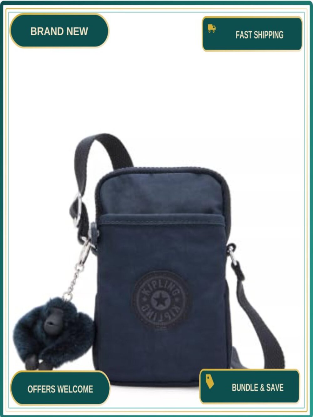 Kipling Tally Minibag Lightweight Nylon Crossbody Mini Bag Phone Bag